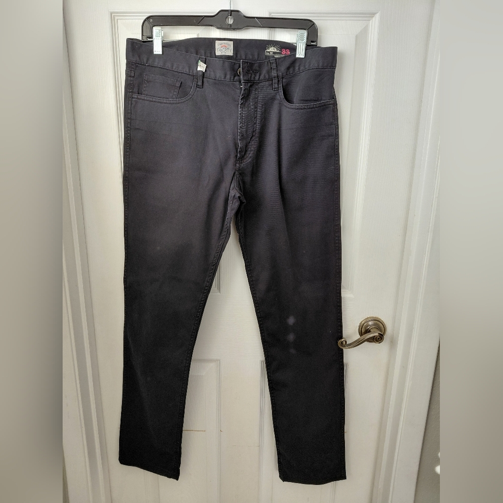 Faherty Men's Straight Jeans in Black